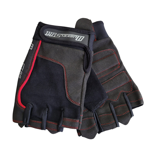 Muskelstar - MSTAR Handschuhe - Schwarz/ Rot