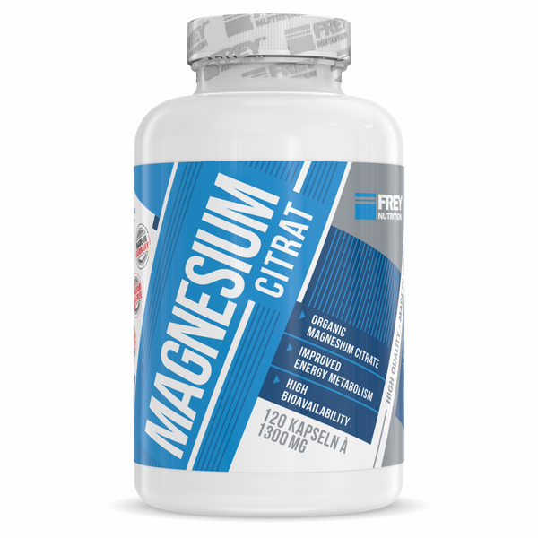 Frey Nutrition - Magnesium Citrat - 120 Kapseln