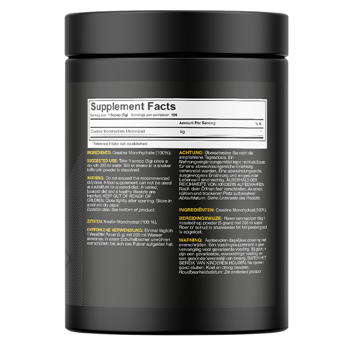 Dedicated - Creatine Monohydrate - 500g