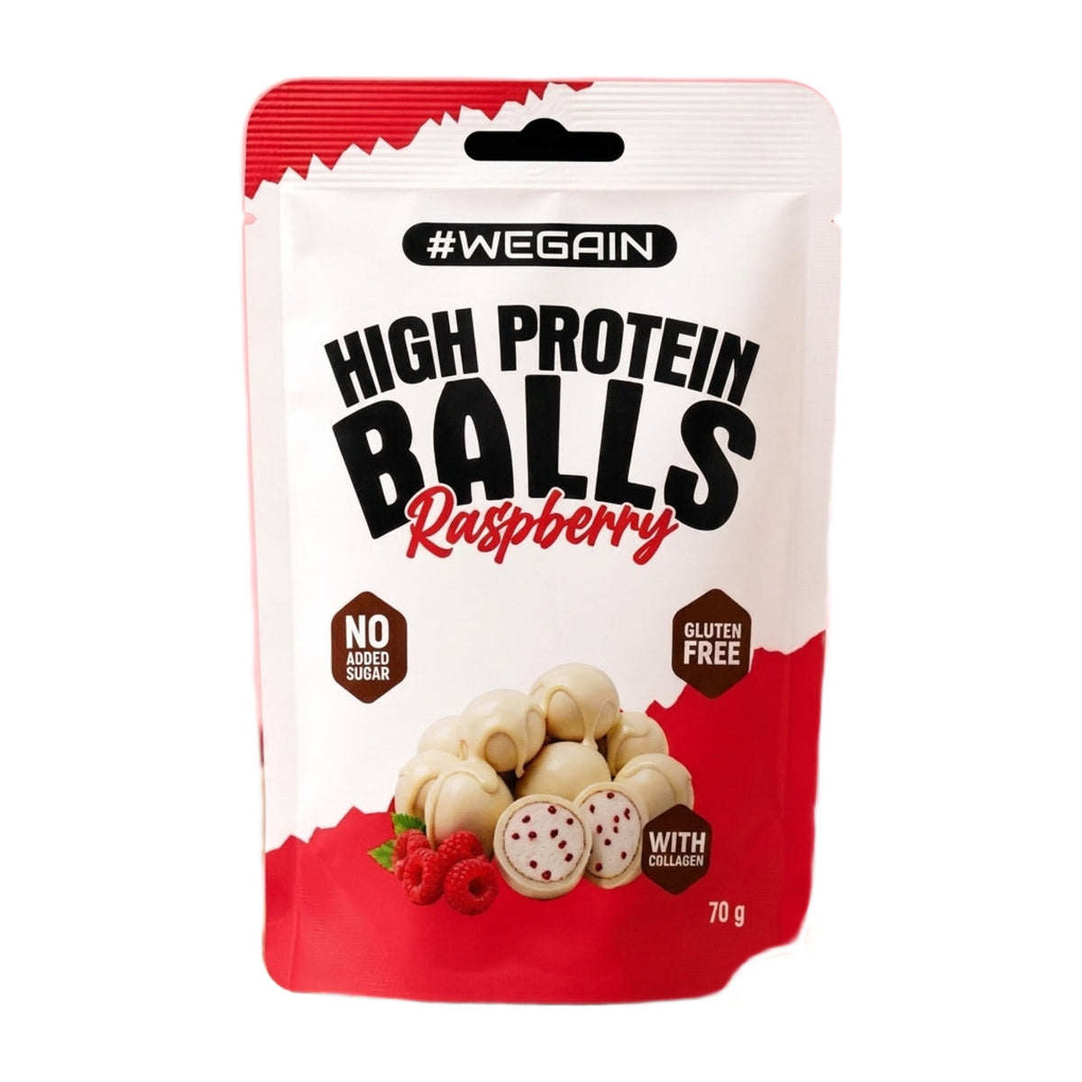 #WEGAIN High Protein Balls Raspberry