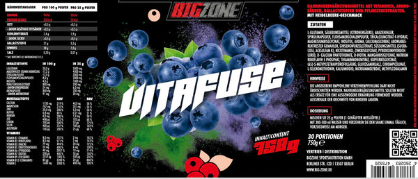 Big Zone Vitafuse - 750g