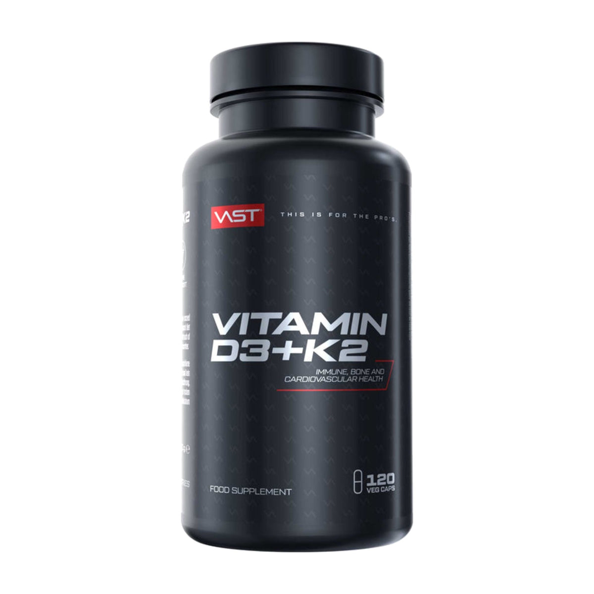 VAST - Vitamin D3 + K2 - 120 Kapseln