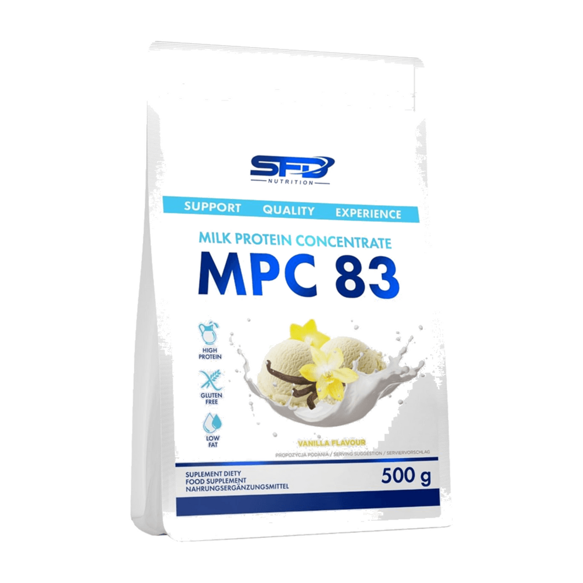 SFD Nutrition - MPC 83 Milk Protein Concentrate - 500g Beutel