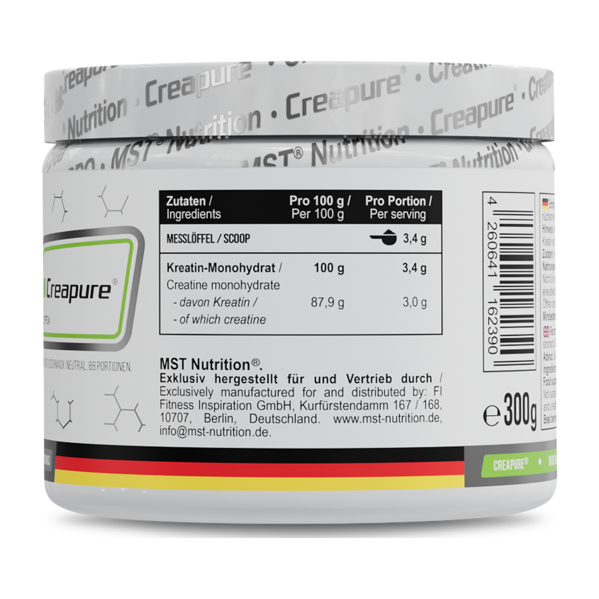 MST Nutrition - Creatine Pro Creapure - 300g Dose