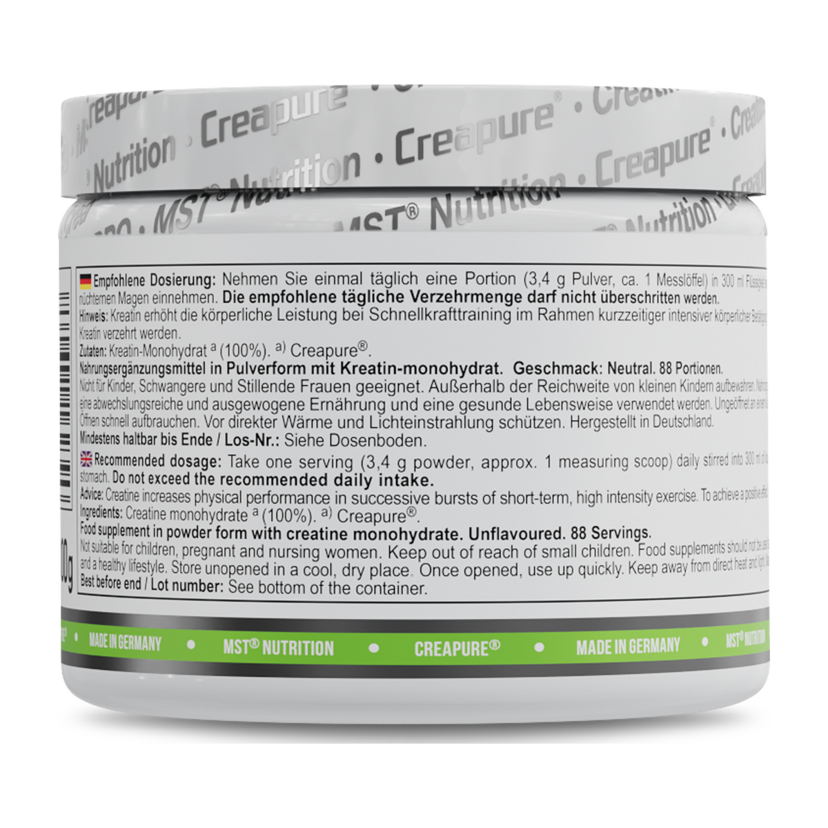 MST Nutrition - Creatine Pro Creapure - 300g Dose