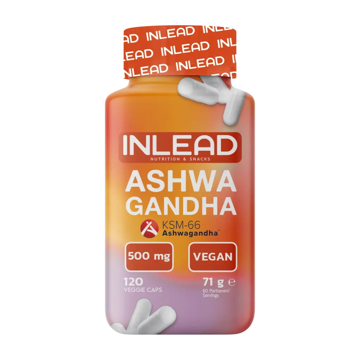 Inlead - Ashwagandha KSM-66 - 120 Kapseln