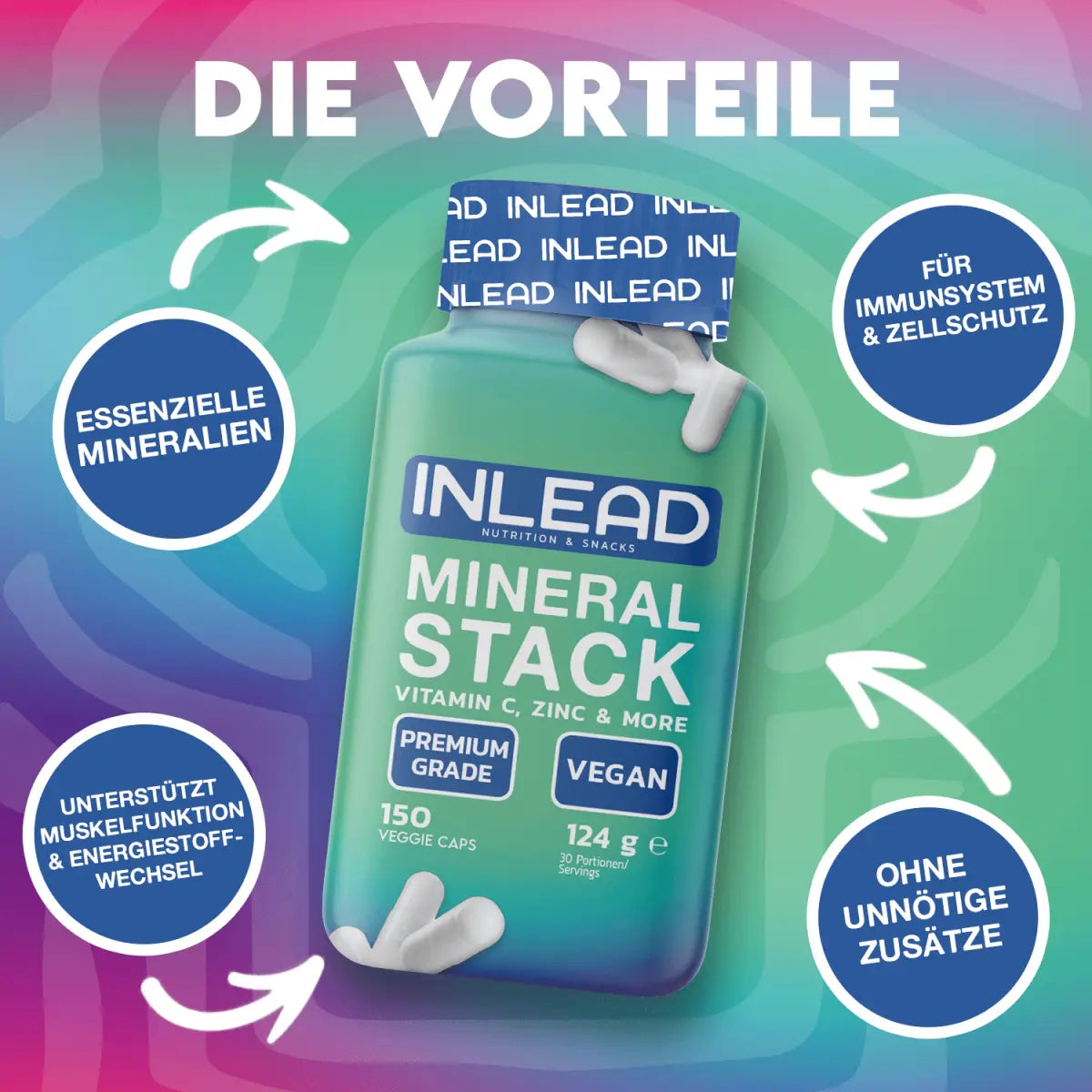 Inlead - Mineral Stack - 150 Caps