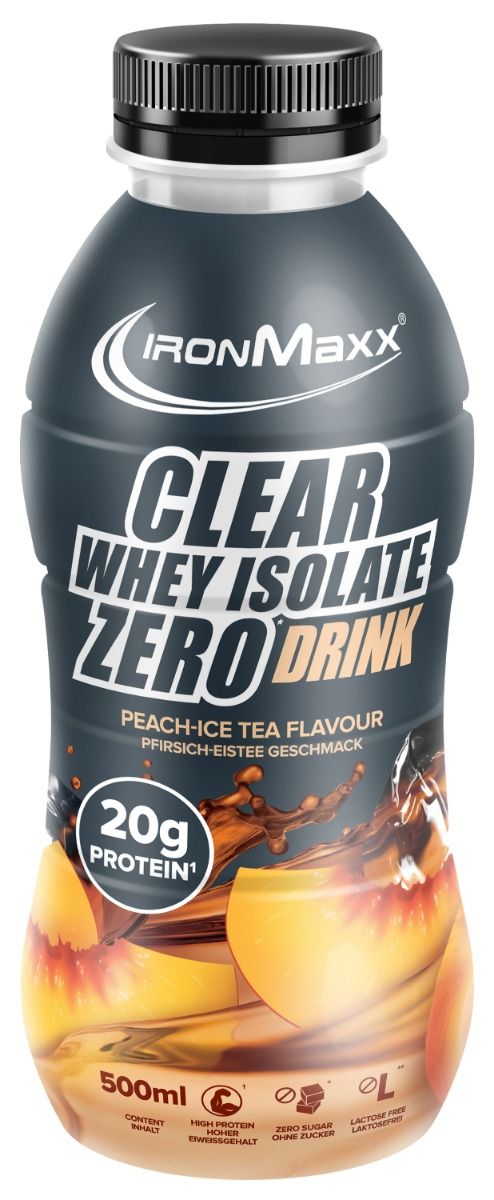 IronMaxx - Clear Whey Isolate Zero Drink - 500ml - inkl. Pfand