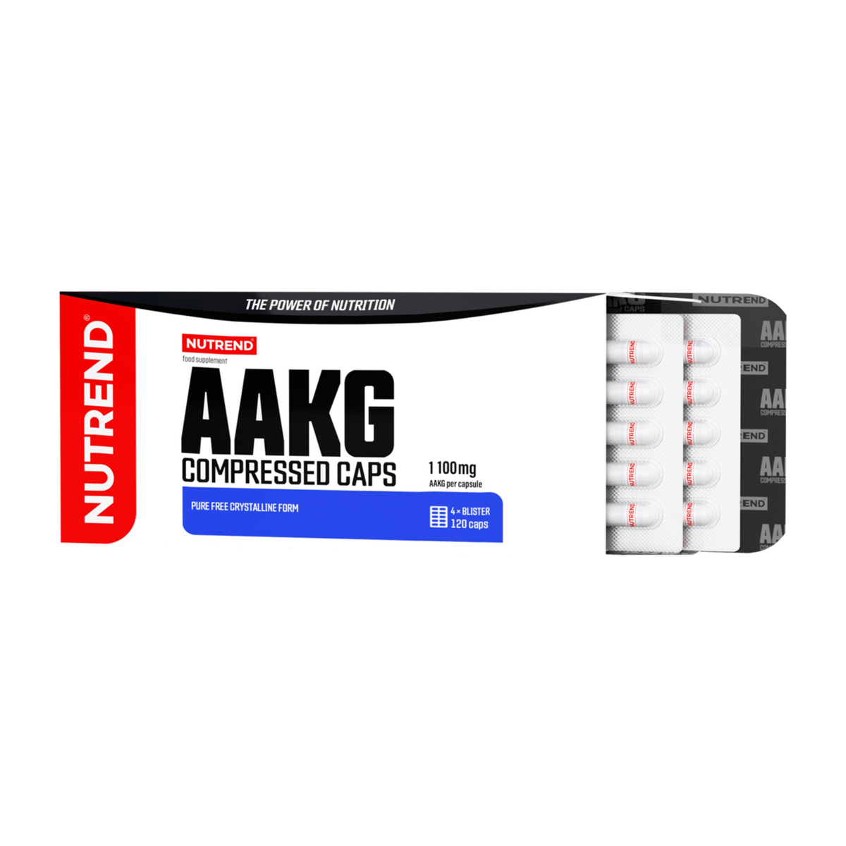 NUTREND - AAKG Compressed Caps - 120 Kapseln