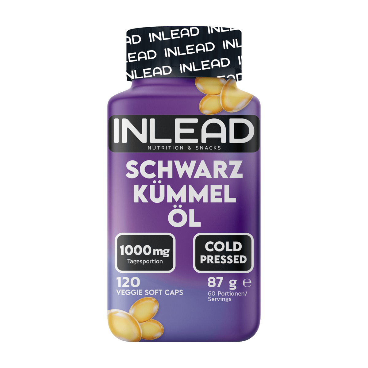 Inlead - Schwarzkümmelöl - 120 Kapseln