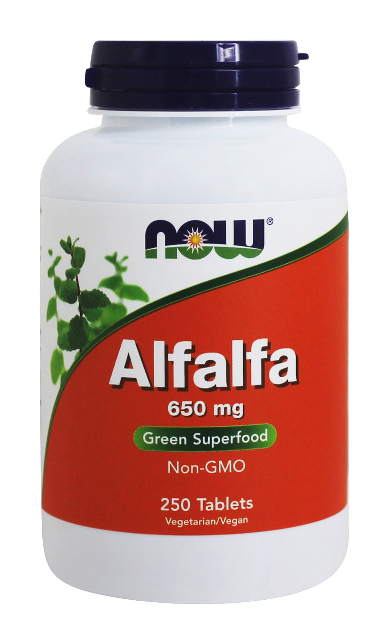 Now Foods - Alfalfa 650mg 250 Tabletten