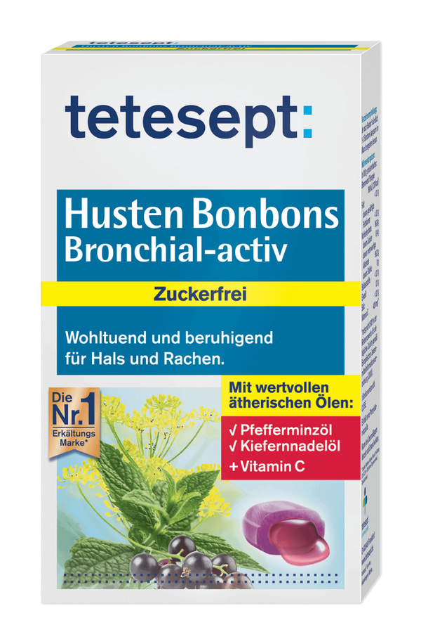 tetesept: Husten Bonbons Bronchial aktiv - 75g