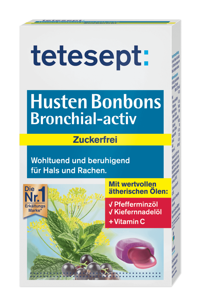 tetesept: Husten Bonbons Bronchial aktiv - 75g