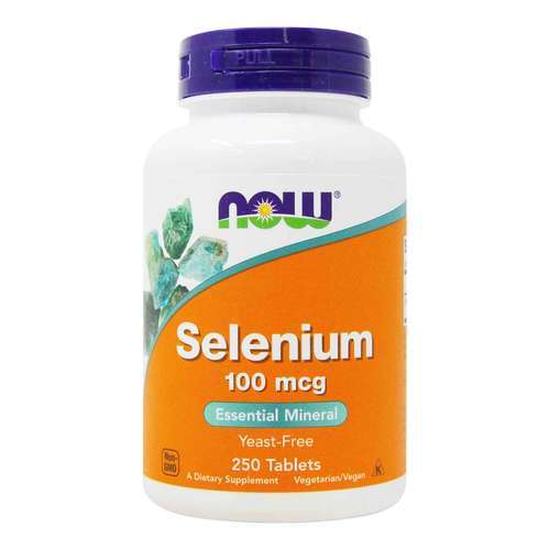 Now Foods - Selenium 100mcg 100 Tabletten