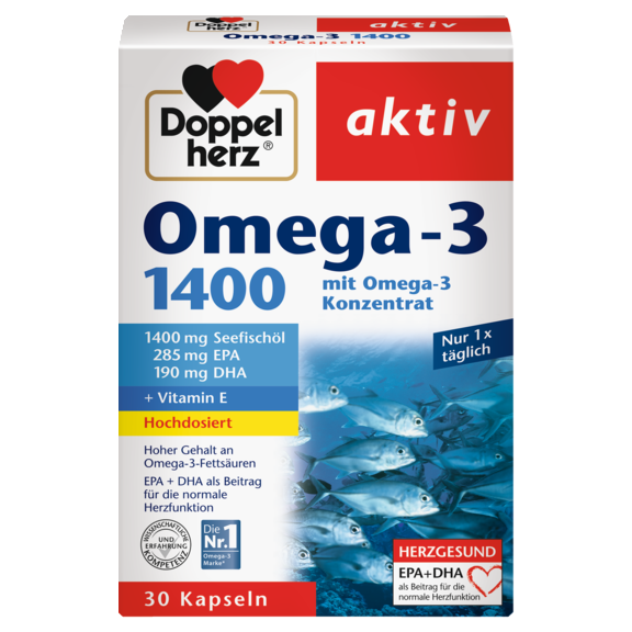 Doppelherz - Omega-3 1400 30 Kapseln