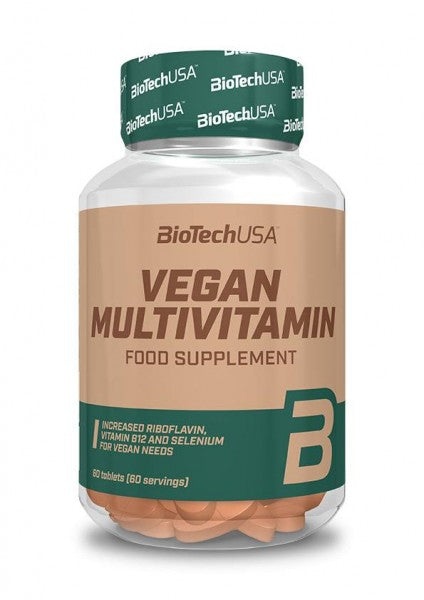 BioTechUSA  Vegan Multivitamin 60 Tabletten Dose