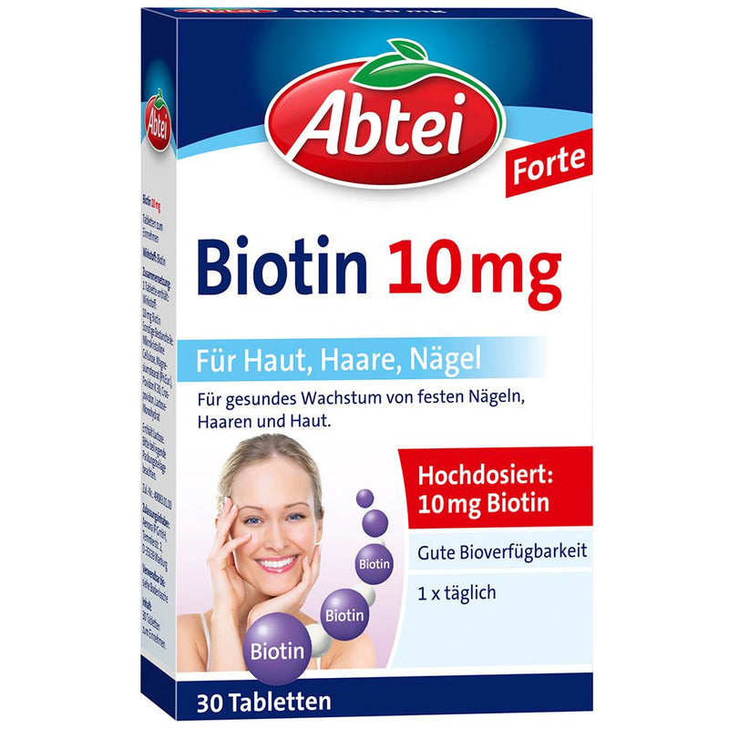 Abtei Biotin 10mg 30 Tabletten