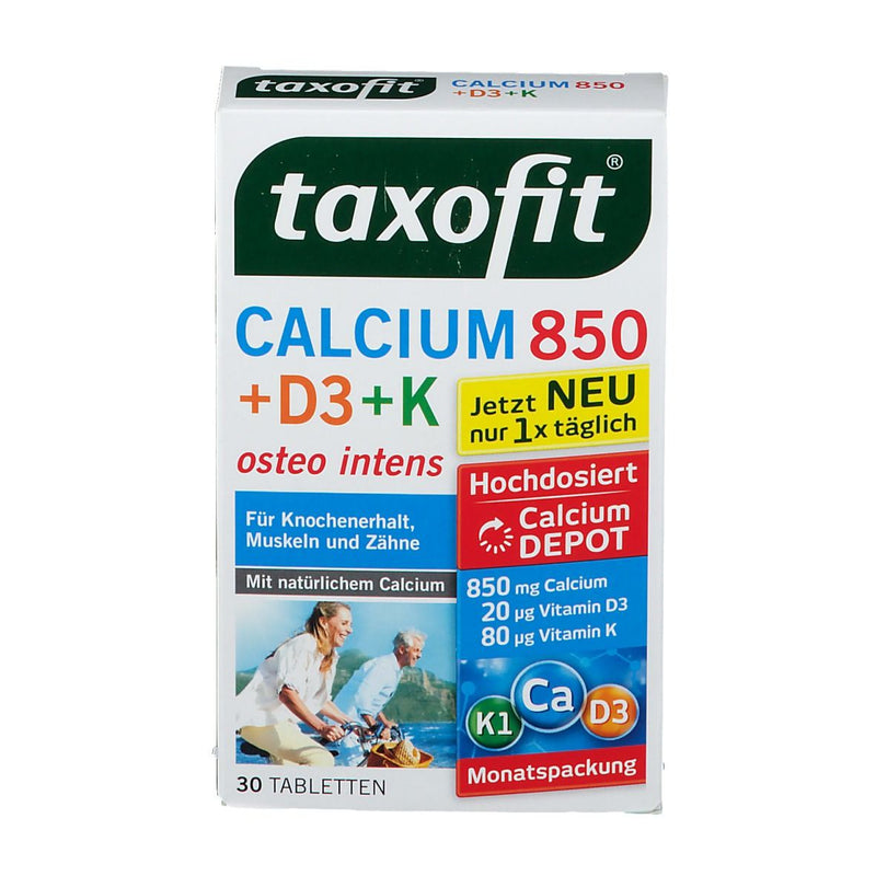 taxofit Calcium 850+ D3+ K - 30 Tabletten