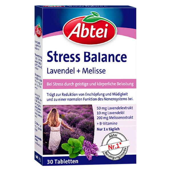 Abtei Stress Balance  mit Melisse & Lavendel 30 Tabletten