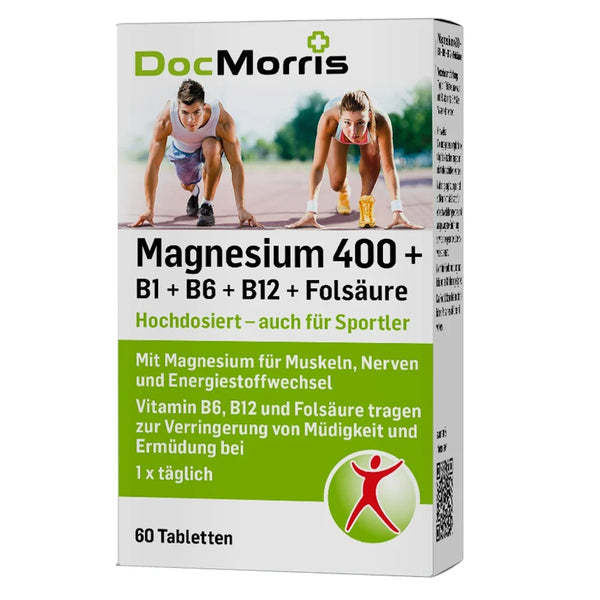 DocMorris - Magnesium 400+ B1+ B6+ B12+ Folsäure 60 Tabletten