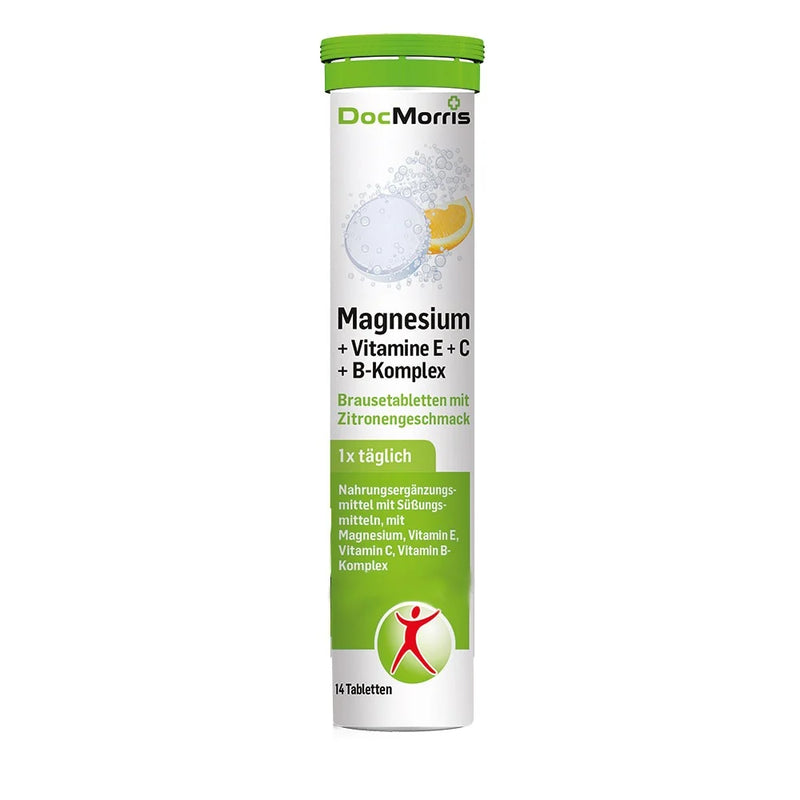 DocMorris - Magnesium+ Vitamin E+C+ B- Komplex 14 Brausetabletten