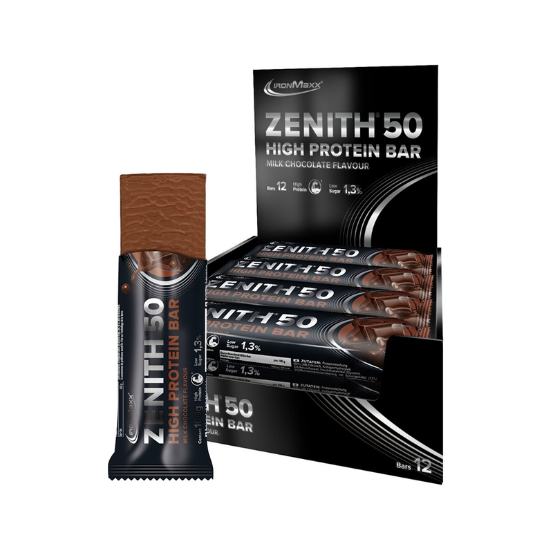 IronMaxx - Zenith High Protein Bar50 Vanille Flavour 12x 100g