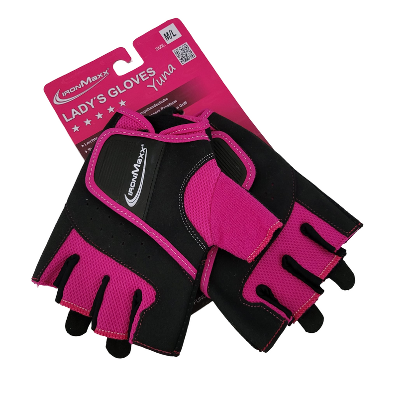 IronMaxx - Lady Gloves Yuna - Pink/Schwarz