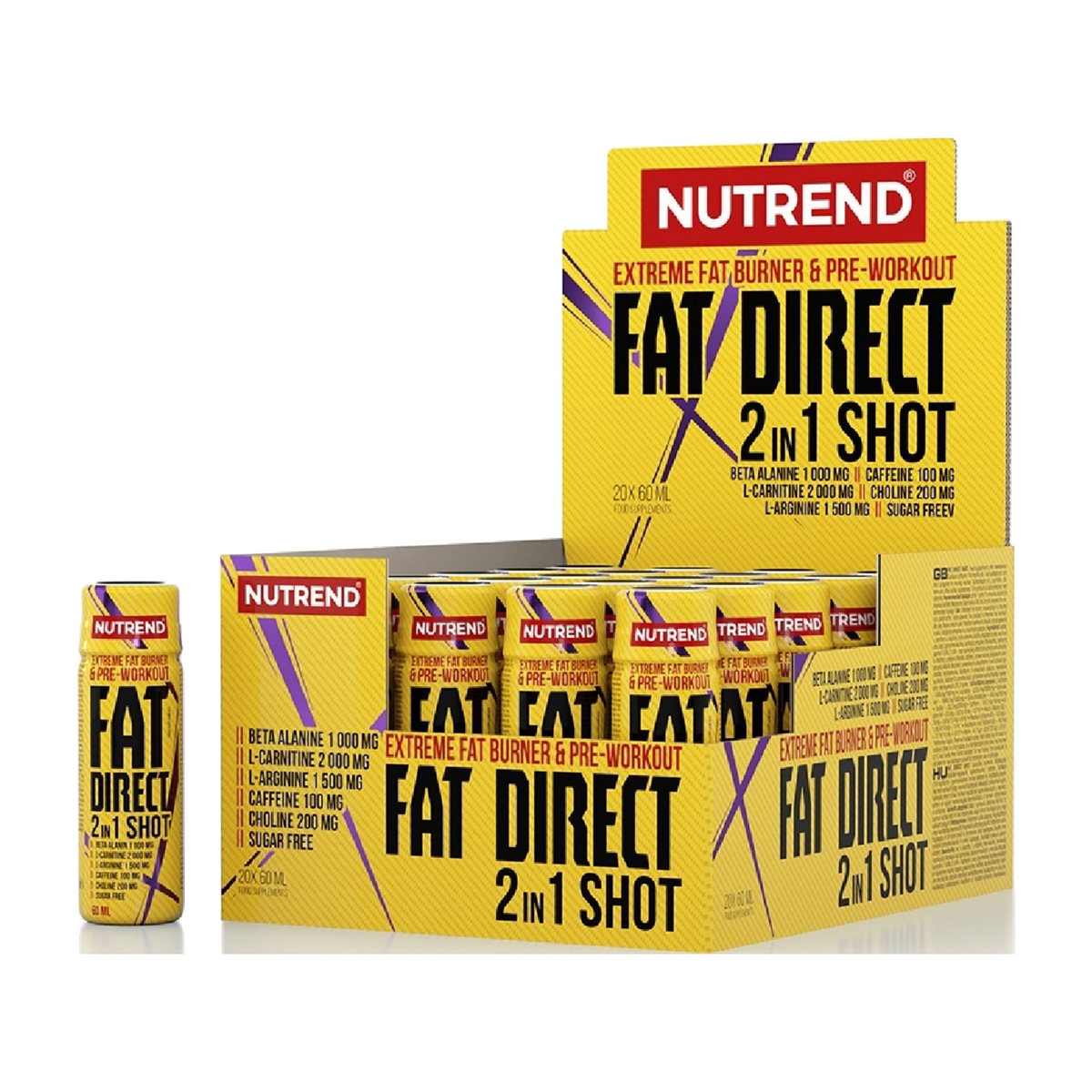 NUTREND Fat Direct 2in1 Shot - 60ml Ampulle 1