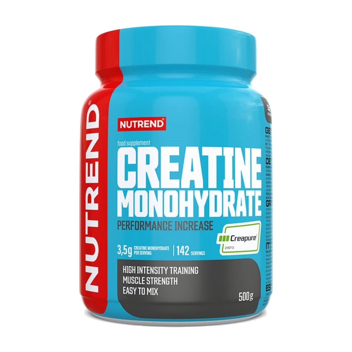 NUTREND - Creatine Monohydrate CREAPURE - 500g Dose