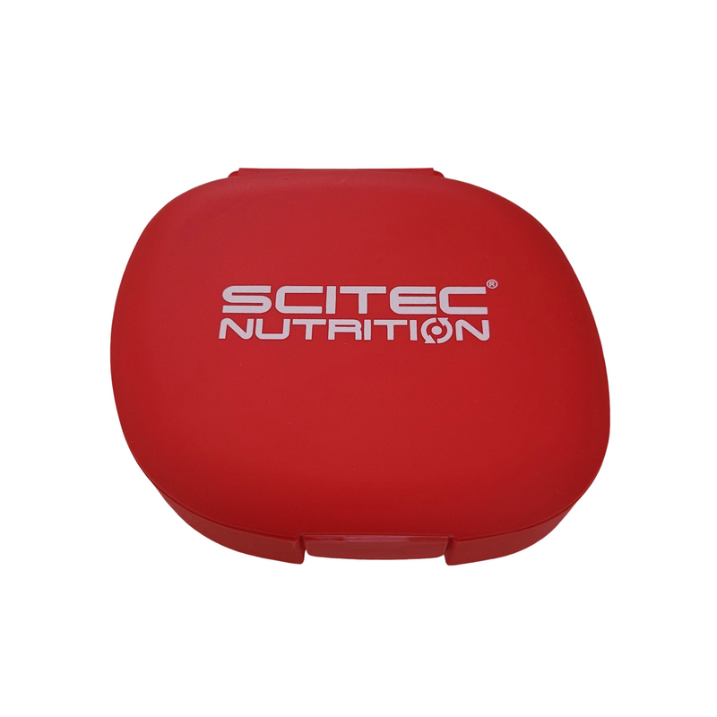 Scitec Nutrition - Pillenbox - 5 Fächer -Rot