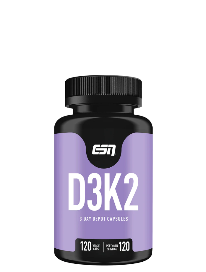 ESN- Vitamin D3+ K2, 120 Kapseln