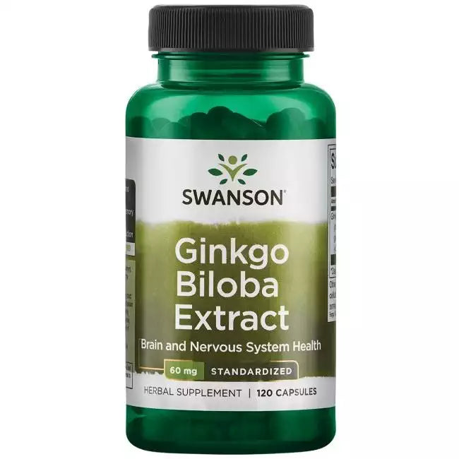 Swanson- Ginkgo Biloba Extract - 120 Kapseln