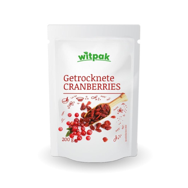 Witpak- Getrocknete Cranberries 200g