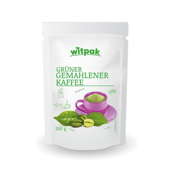 Witpak- Grüner gemahlener Kaffee 200g