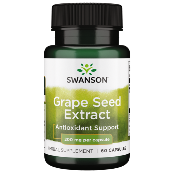Swanson - Grape Seed Extract 200mg - 60 Kapseln