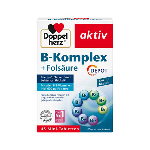 Doppelherz - B-Komplex + Folsäure 45 Tabletten