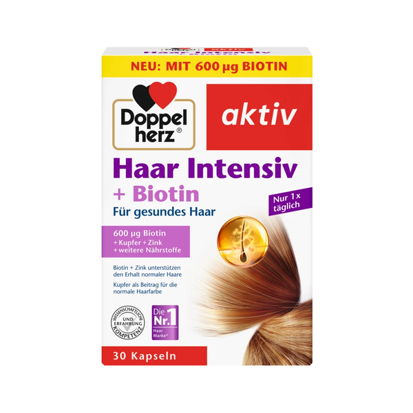 Doppelherz - Haar Intensiv + Biotin 30 Kapseln