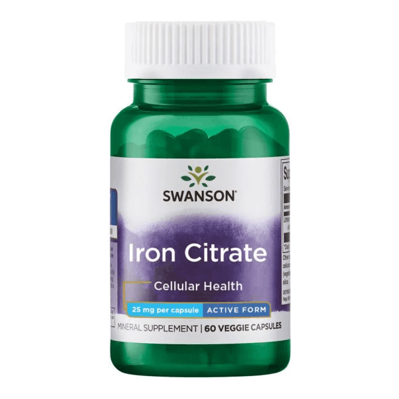 Swanson- Iron Citrate 25mg - 60 Kapseln