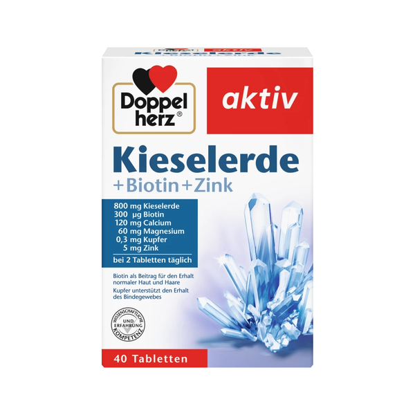 Doppelherz - Kieselerde+ Biotin+ Zink 40 Tabletten