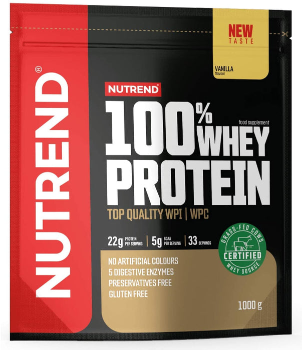NUTREND - 100% Whey Protein Beutel 1000g