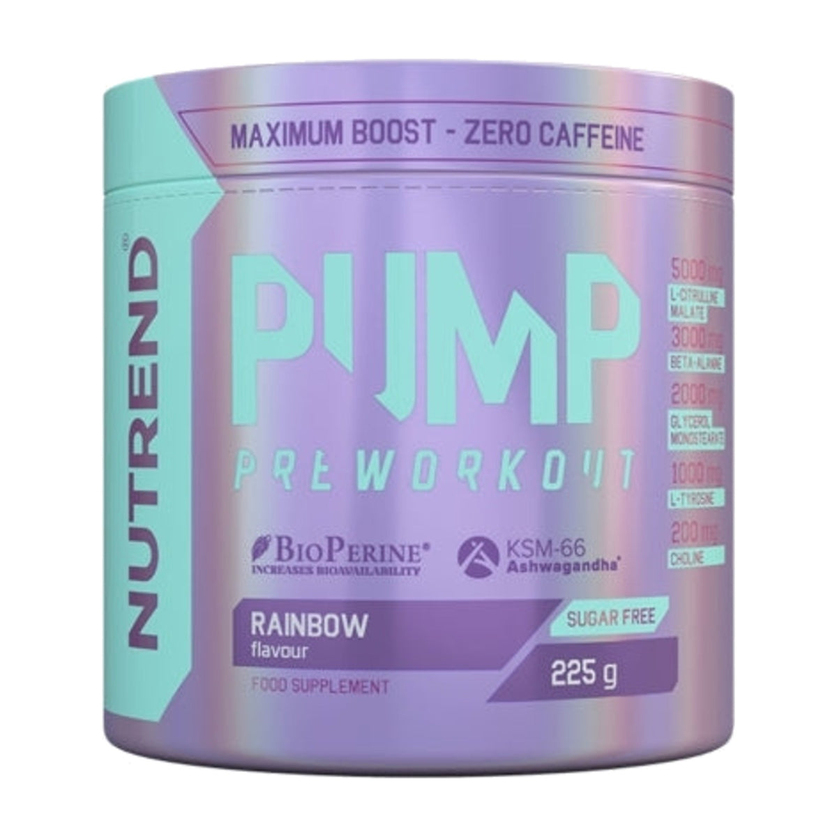NUTREND - Pump Pre- Workout - 225g Dose