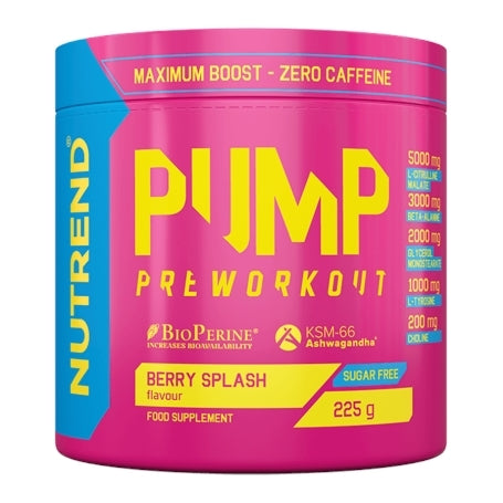 NUTREND - Pump Pre- Workout - 225g Dose