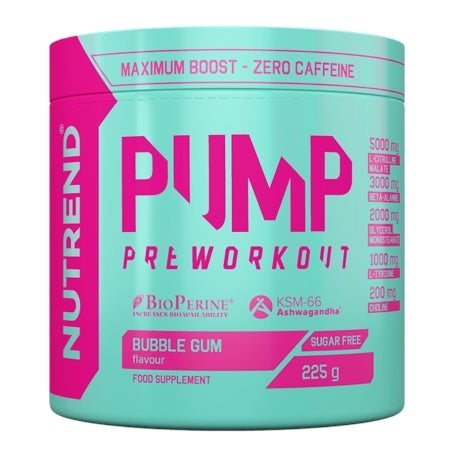 NUTREND - Pump Pre- Workout - 225g Dose