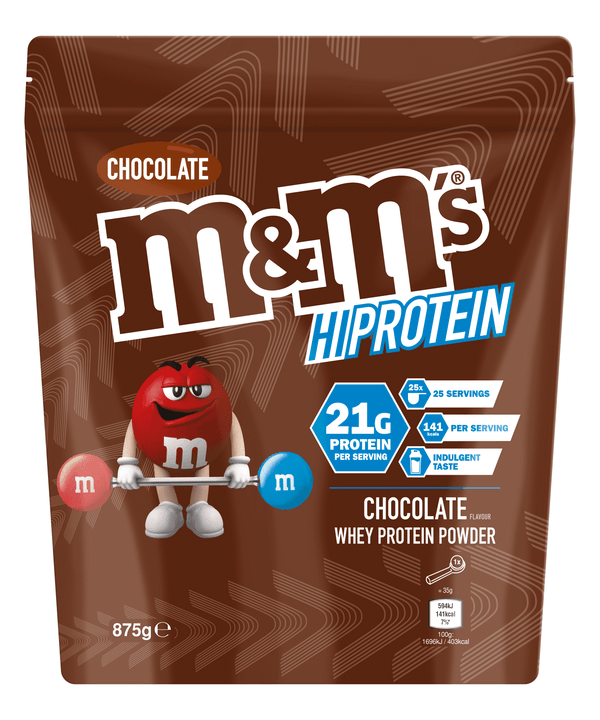 M&M´s - HiProtein- Chocolate- Whey Protein Powder 875g