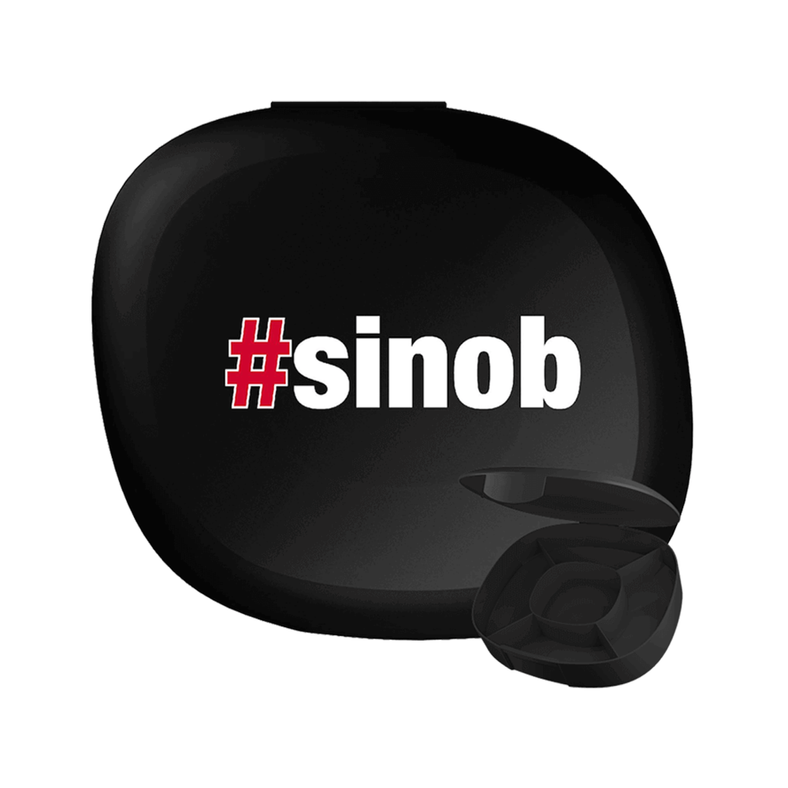 #sinob - Pillenbox - 5 Fächer - Schwarz