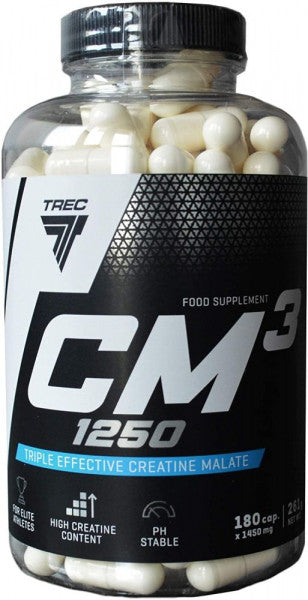 Trec Nutrition - CM3 Tri Creatine Malate 1250 - 180 Kapseln